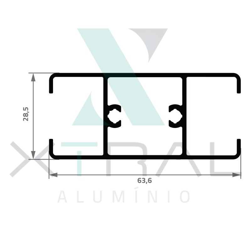 XTL-1446 - PESO LINEAR: 0,823kg/m