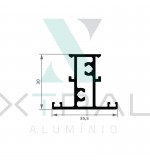 XTL-1451 - PESO LINEAR: 0,602kg/m