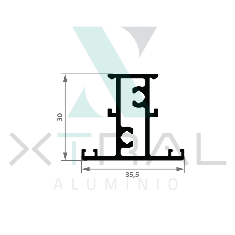 XTL-1451 - PESO LINEAR: 0,602kg/m