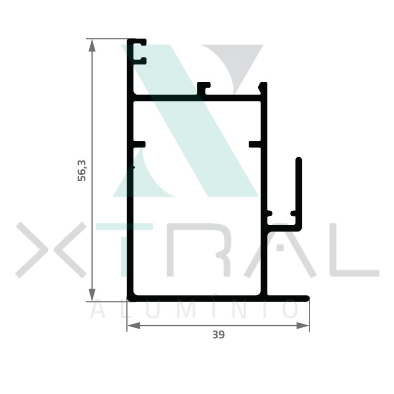 XTL-1453 - PESO LINEAR: 0,779kg/m