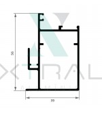 XTL-1454 - PESO LINEAR: 0,778kg/m