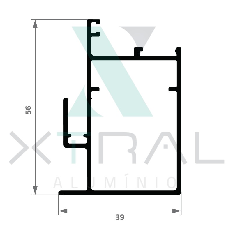 XTL-1454 - PESO LINEAR: 0,778kg/m