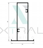 XTL-1455 - PESO LINEAR: 0,929kg/m