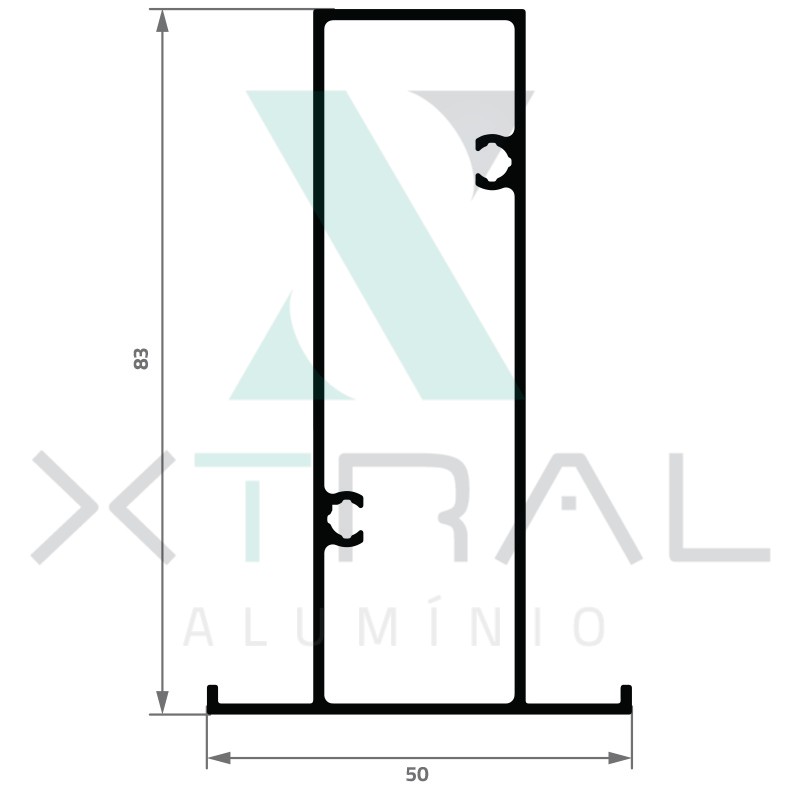 XTL-1455 - PESO LINEAR: 0,929kg/m
