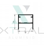 XTL-1487 - PESO LINEAR: 0,324kg/m