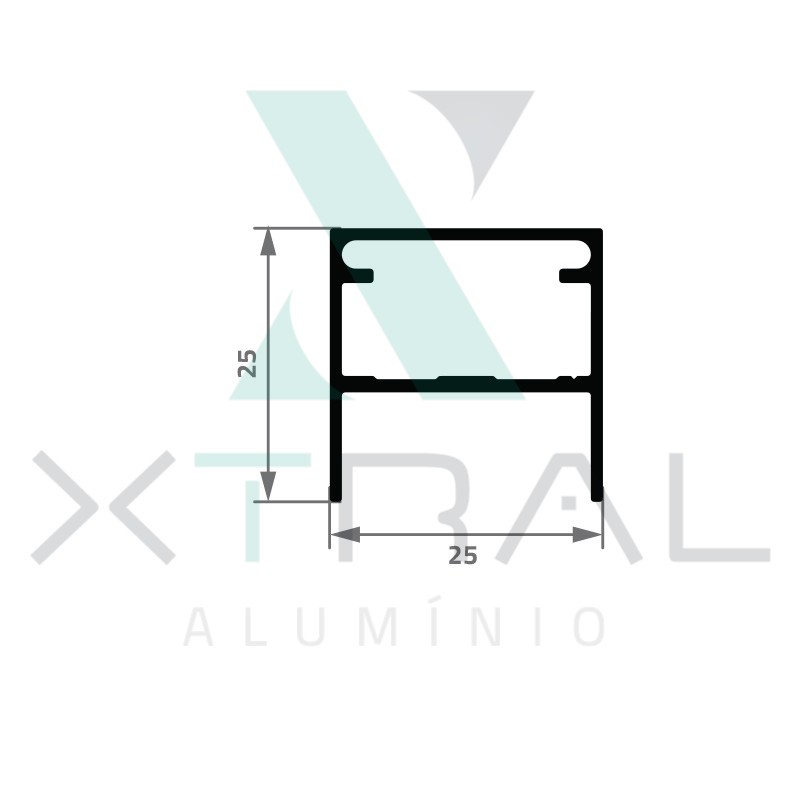 XTL-1487 - PESO LINEAR: 0,324kg/m