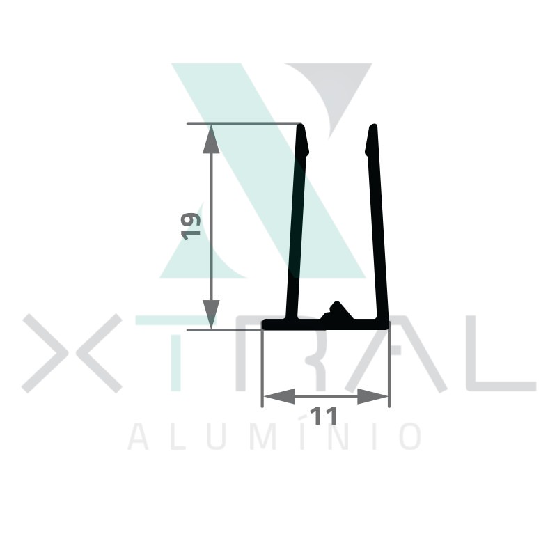XTL-1564 - PESO LINEAR: 0,132kg/m