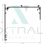XTL-1581 - PESO LINEAR: 0,947kg/m