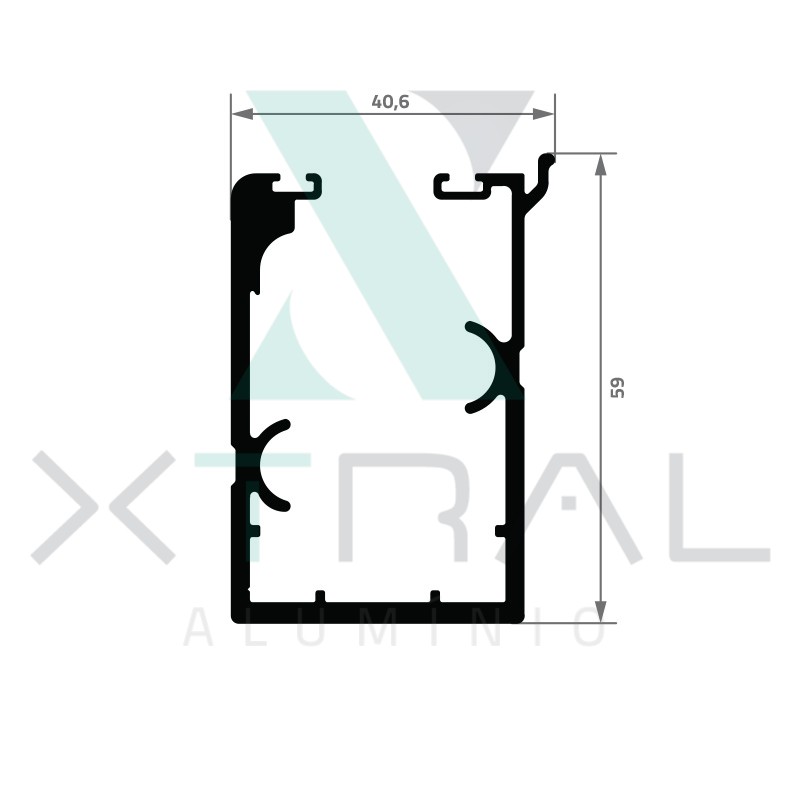 XTL-1626 - PESO LINEAR: 1,277kg/m