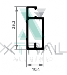 XTL-1811 - (25551) - PESO LINEAR: 0,225Kg/m